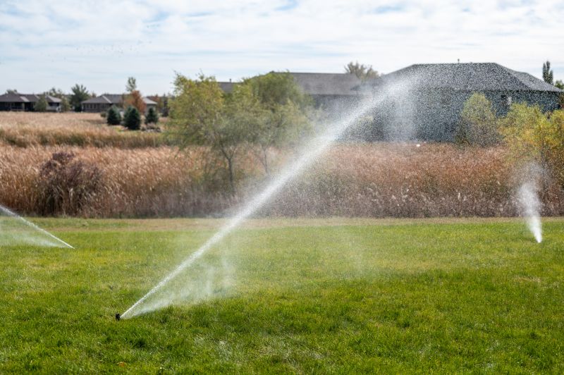 Products For Lawn Irrigation Installations in use
